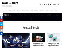 Tablet Screenshot of footy-boots.com